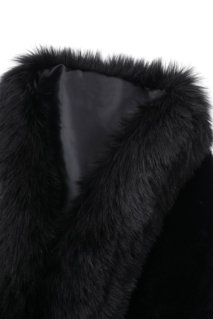 Gorgeous Faux Fur Wrap Evening Cape - Babeyond UK