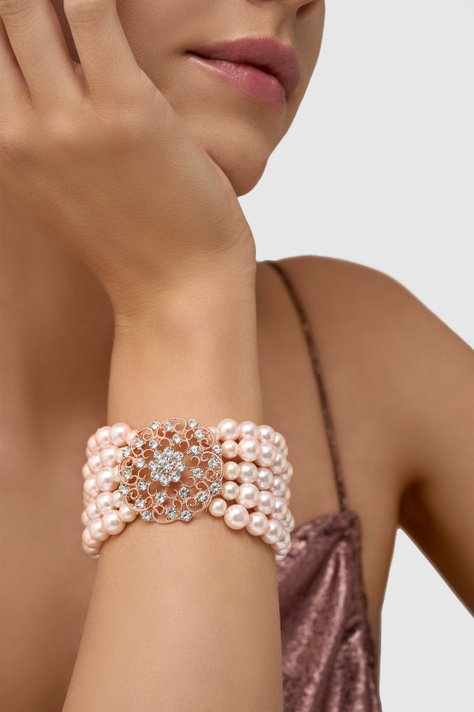 Classic Multi Strand Pearl Bracelet - Babeyond UK