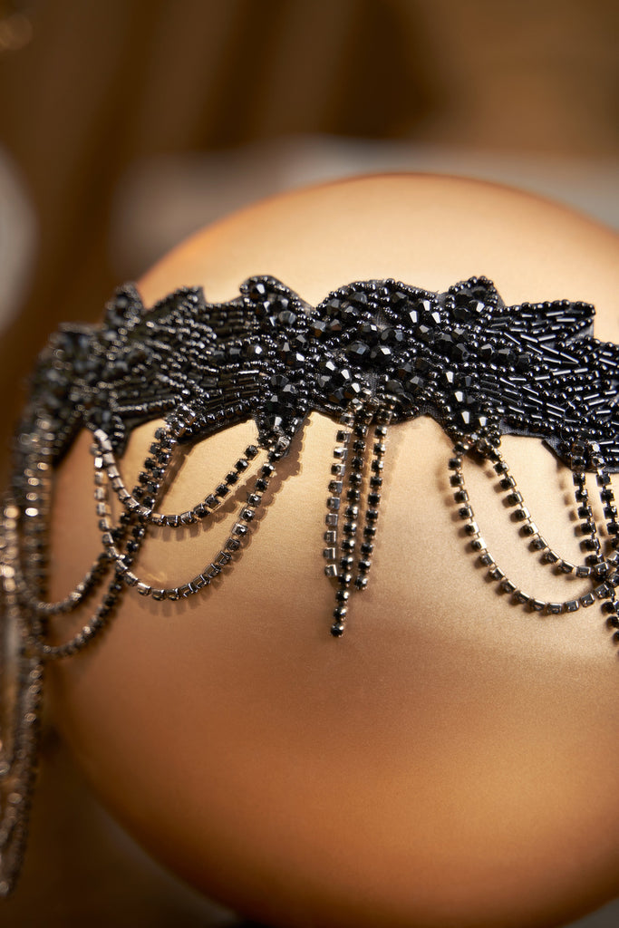 Embellished Rhinestone Chain Headband - Babeyond UK