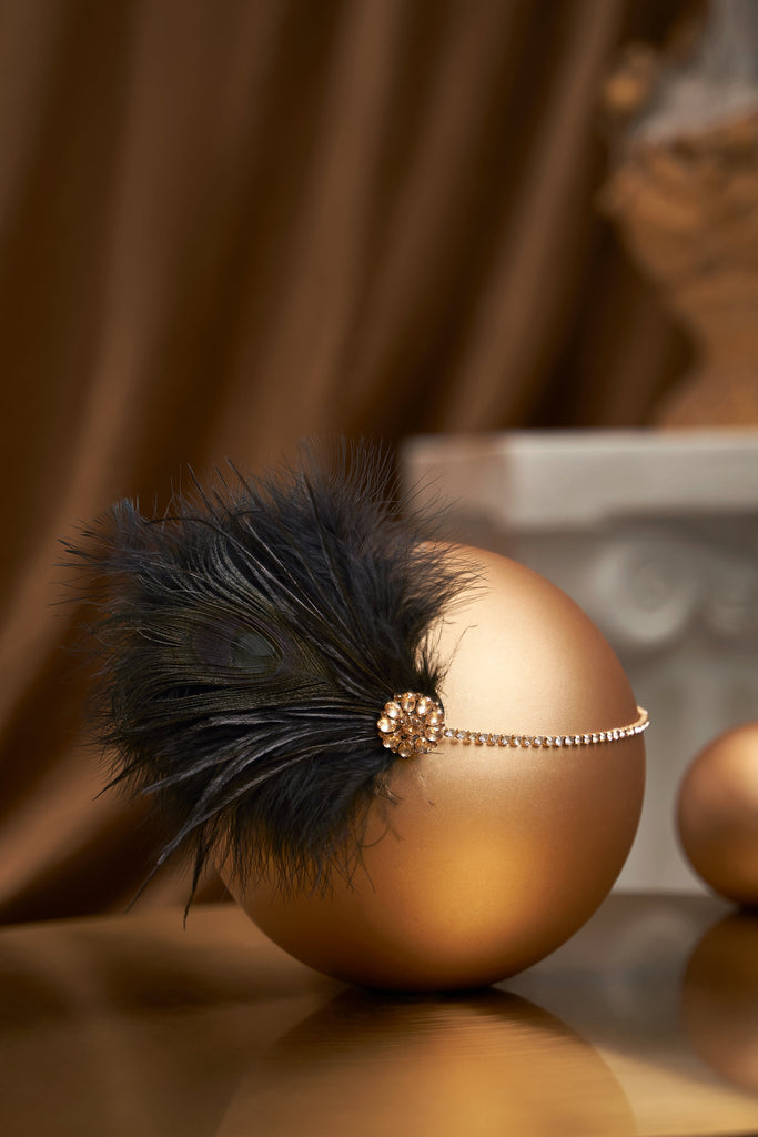 Classic Puffy Ostrich Feather Headband - Babeyond UK